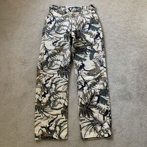 Vans Authentic Chino Loose FIt Double Knee Pants Size 28x30‎ Jungle Camo